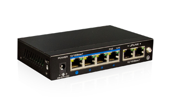 4口百兆POE交換機(雙上聯(lián))(退市產(chǎn)品)