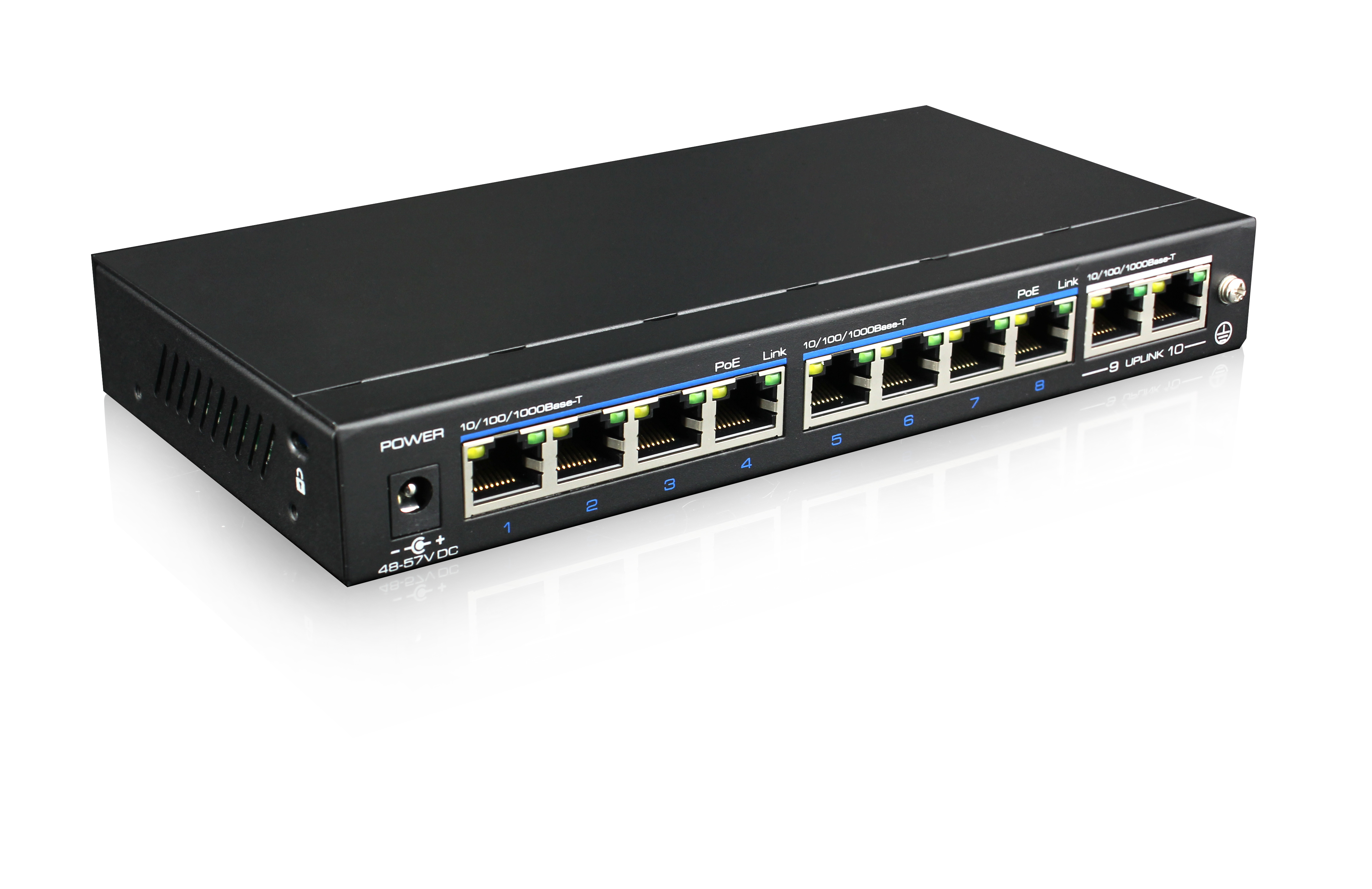 8口全千兆PoE交換機(jī)（雙上聯(lián)）