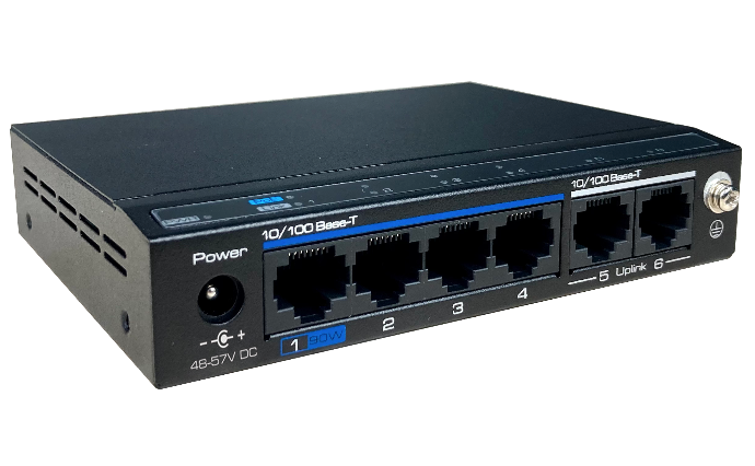 6口全百兆PoE交換機(jī)（90W）